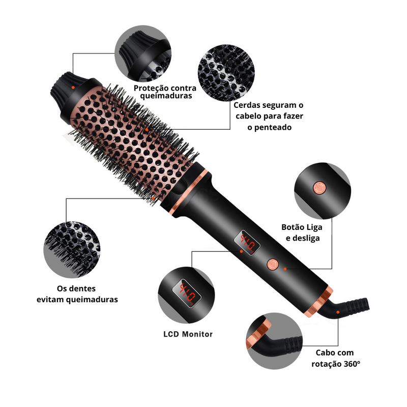Thermal Brush: Escova térmica sem ar quente