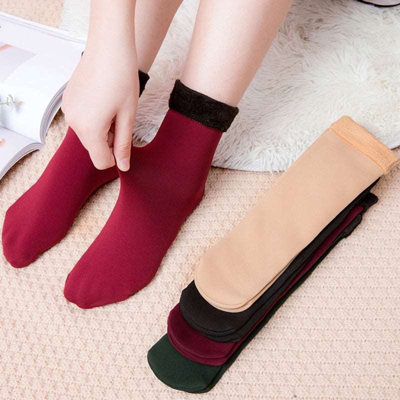 Kit 3 Pares de Meia de Inverno Térmicas - Numeração 35-40