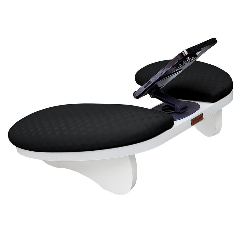 Apoio de Braço Delta Pro c/ Suporte de Celular Integrado Metal Ajustável 360°